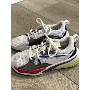 Puma J Cole X RS Dreamer White Basketball‎ Shoes Sneakers Size 2 C